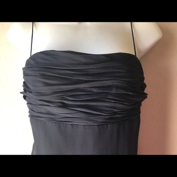 Ann Taylor Loft Black Cocktail Dress Size 6 - Picture 2 of 8